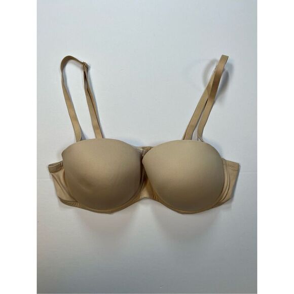 Victoria's Secret PINK Womens Where Everywhere Padded Push-Up Bra Beige Size 38C - Picture 1 of 9